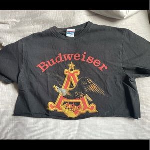 Cropped Budweiser tshirt